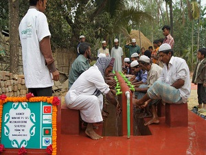 Arakan'da 6 adet yeni su kuyusu açıldı