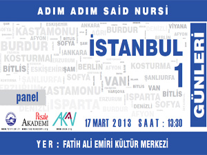 İstanbul'da 'Adım Adım Said Nursi Günleri'