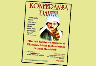 Mardin'de Bediüzzaman konferansı
