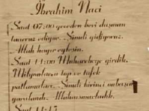 Çanakkale şehidinin günlüğü bulundu
