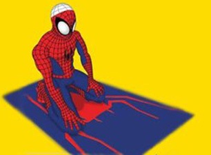 Örümcek Adam'ın namazı Cumhuriyet'te haber oldu