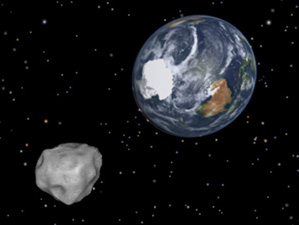 Dev asteroit yüksek hızda Dünya’yı teğet geçti