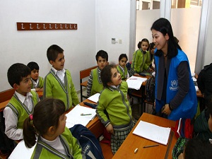 BM heyeti, bu okula hayran kaldı