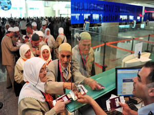 Hacılar, pasaport kontrolünden daha hızla geçecek