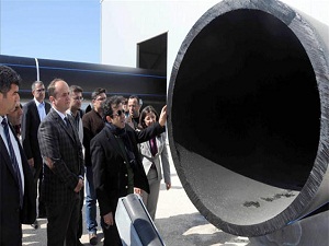 Asrın projesinde 26. boru denize yerleştirildi