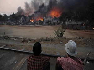 Myanmar'da camiler de tahrip edildi