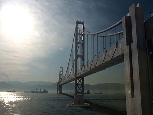 2 bin 682 metrelik köprünün temeli atıldı