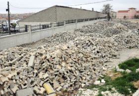 Sökülen Parke Taşları Değerlendiriliyor