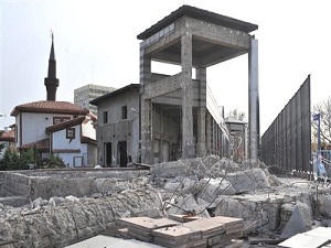 Hacı Bayram Camii çevresi yenileniyor