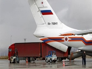 Rusya'dan Suriyeli sığınmacılara insani yardım