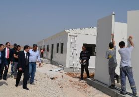 Suriyeliler için konteyner kent kuruluyor