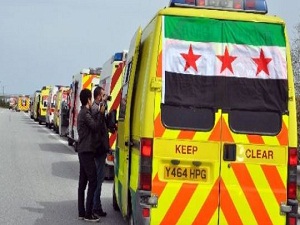 İngiltere’den Suriye’ye ambulans konvoyu