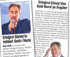 Sol medya, Günay'ın Said Nursi sözlerine şaştı