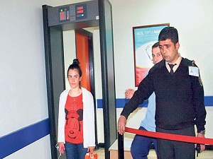 Hastanede şiddete ‘x-ray’li önlem