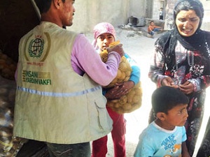 Nevşehir'den Suriye'ye 28 TIR patates