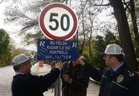 Radar İkaz Tabelaları Kaldırılıyor
