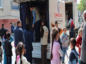 Suriyeli mültecilere Cansuyu sahip çıktı