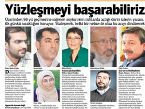 Ermenilerle Said Nursi'nin dediği gibi helalleşebiliriz