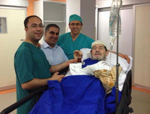 Said Özdemir ağabeye anjiyo yapıldı