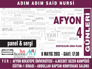 Adım Adım Said Nursi Afyon günleri 6 Mayıs'ta