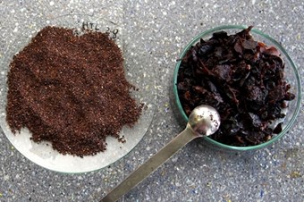Üzüm posasından kömür elde edildi