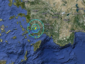 Akdeniz'de deprem