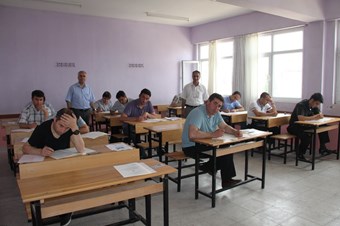 Sağlık personeli hac sınavında ter döktü