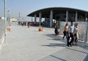 Halkapınar’da yeni yaya köprüsü devreye girdi