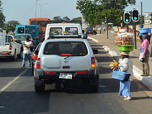 Gana trafiğinde dev süpermarket zinciri