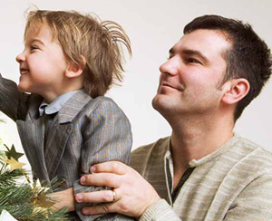 Baba, çocuğuna nerede duracağını öğretmeli