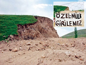 3 bin yıllık höyüğe bu tabelayı astılar