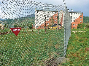 Tunceli’de mayınlı alan, tel örgüleriyle korumaya alındı