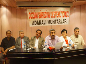 Türk, Kürt ve Arap muhtarlar çözüm sürecine destek verdi