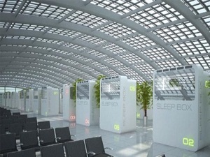 Yeni havalimanına uyku kabini