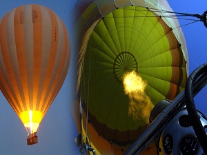 Denizlerde de balon keyfi