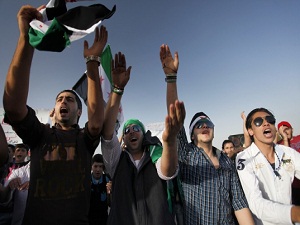 Ürdün'de Filistin'e destek gösterisi