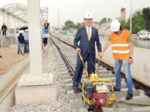 Bursada Raylar Şehrin Doğusuna da Ulaştı
