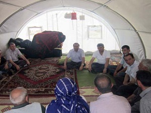 Mevsimlik işçilere kaymakamdan çadırkent