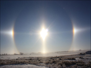 Van'da 'Güneş Köpekleri' görüldü