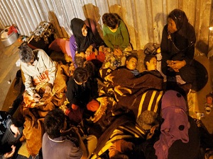 Köprü altında yaşam mücadelesi