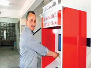 Sadakamatik ile veren el alan eli görmeyecek