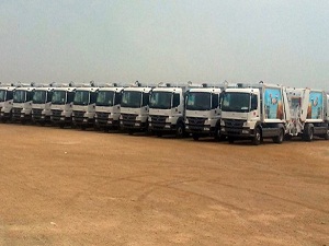 Türkiye'den Mısır'a 150 çöp kamyonu