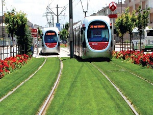 Bu tramvay yolu çok farklı