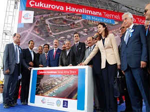 Çukurova Bölgesel Havalimanı’nın temeli atıldı