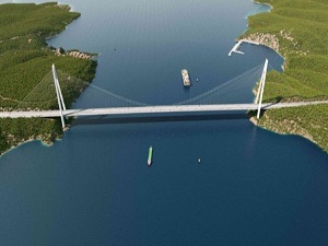 YSS Köprüsü'ne özel göl asfaltı