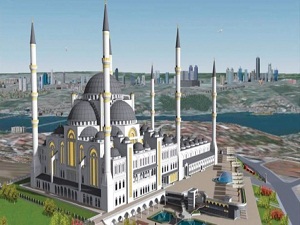 7 minareli caminin temeline iki ay kaldı