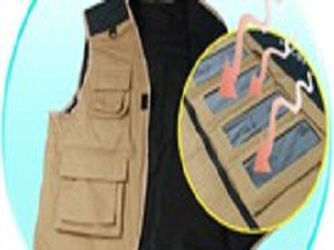 Güneş enerjisi bu kez yeleği ısıttı