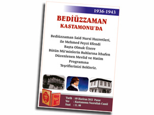Kastamonu Bediüzzaman Mevlidi'ne davet