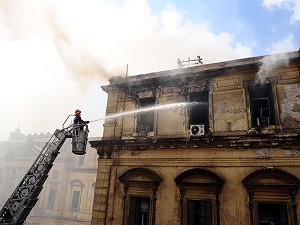 Mısır'da 484 ev yandı