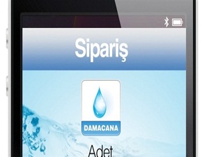 Tek tuşla damacana kapıda